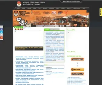 Kpu-Pekalongankota.go.id(Website resmi kpu kota pekalongan) Screenshot