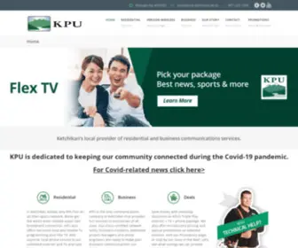 Kpu.net(High Speed Internet and Digital TV Provider) Screenshot
