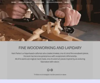 Kpwoodenstone.com(Lapidary pendants and fine woodwork) Screenshot