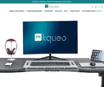 Kqueo.fr(Expert bureau assis debout et Mobilier ergonomique) Screenshot