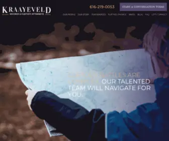 Kraayeveld.com(Grand Rapids Family Lawyer) Screenshot