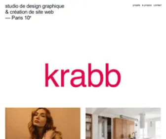 Krabb.fr(Studio de création de site web sur) Screenshot