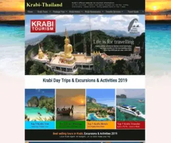 Krabi-Tourism.com(Krabi Tourism Thailand) Screenshot