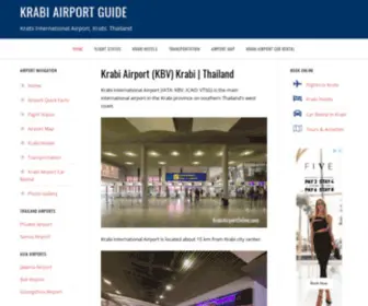 Krabiairportonline.com(Krabi International Airport) Screenshot
