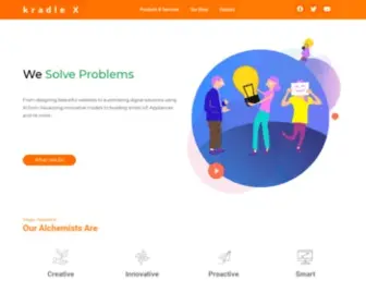 Kradlex.com(Kradle X Labs) Screenshot