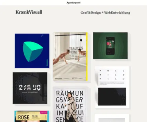 Kraenk.de(Grafikdesign Webdesign Darmstadt) Screenshot