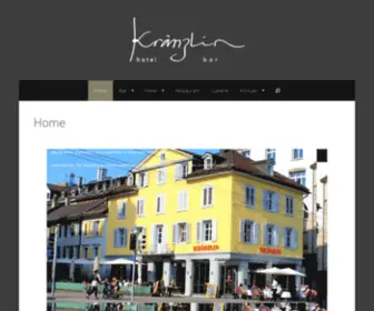 Kraenzlin-SG.com(Hotel bar) Screenshot