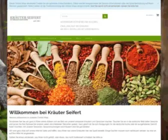 Kraeuter-Seifert.de(Kräuter Seifert) Screenshot