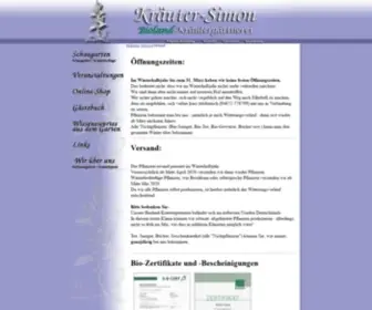 Kraeuter-Simon.com(Kräuter) Screenshot