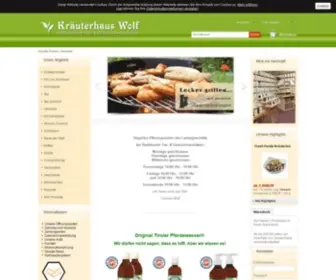 Kraeuterhaus-Wolf.de(Gewürze) Screenshot