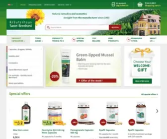 Kraeuterhaus.com(Buy natural remedies & body care products online) Screenshot