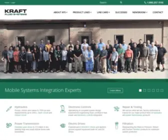 Kraftfluid.com(Kraft Fluid Sytems Addresses Business Concerns During COVID) Screenshot