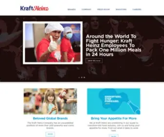 Kraftfoodsgroup.com(The Kraft Heinz Company) Screenshot