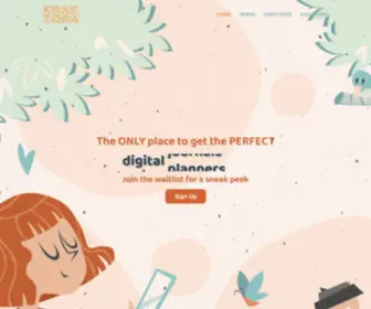 Kraftora.com(Explore Digital Planning Products for iPad and Goodnotes) Screenshot