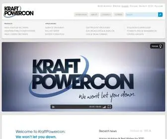 Kraftpowercon.com(We want to power a better world) Screenshot