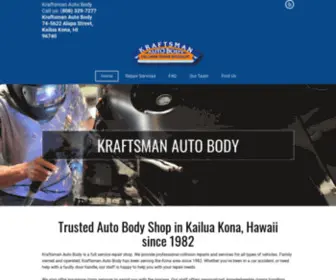 Kraftsmanautobody.com(Kraftsman Auto Body) Screenshot
