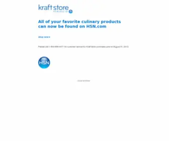 KraftStore.com(Kraft Store at) Screenshot