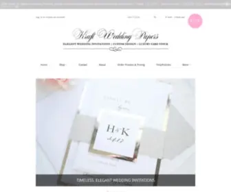 Kraftweddingpapers.com(Wedding Invitations) Screenshot