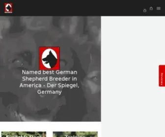 Kraftwerkk9.com(America's #1 Breeder of Purebred German Shepherds) Screenshot