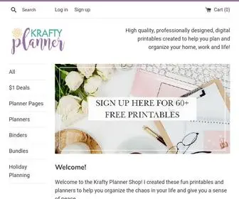 Kraftyplannershop.com(Krafty Planner) Screenshot