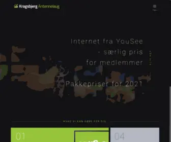 Kragsbjerg.dk(Kragsbjerg Antennelaug) Screenshot
