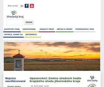 Kraj-Jihocesky.cz(Jihočeský) Screenshot