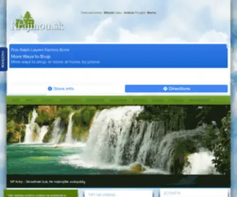 Krajinou.sk(Hlavná stránka) Screenshot