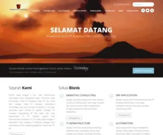 Krakatau-IT.co.id(Krakatau Information Technology) Screenshot