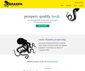 Krakensalesfunnels.com(We fill your sales funnel with new clients) Screenshot