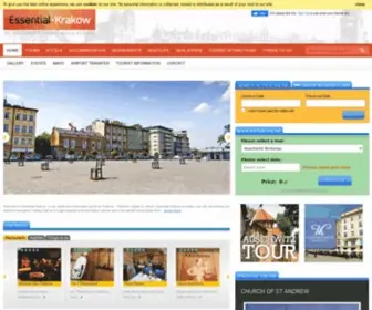 Krakow-Poland.com(Essential Krakow ) Screenshot
