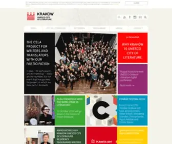 Krakowcityofliterature.com(Kraków) Screenshot