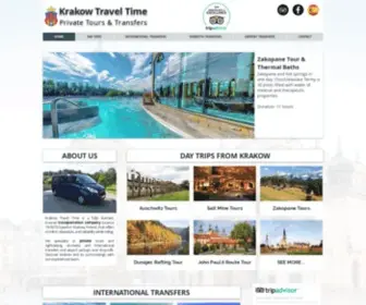 Krakowtraveltime.com(Krakow Travel Time) Screenshot