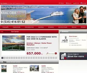 Kralobaemlak.com(Kraloba Realestate) Screenshot