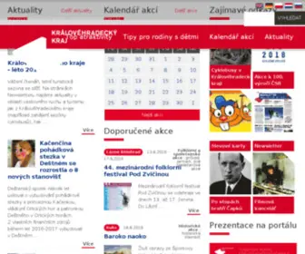 Kralovehradeckyregion.cz(Královéhradecký kraj) Screenshot
