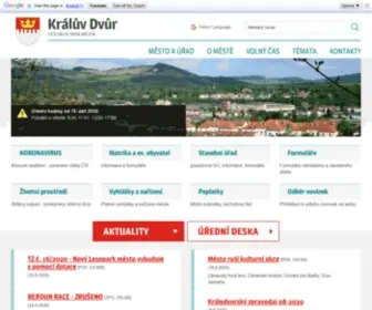 Kraluv-Dvur.cz(Město Králův Dvůr) Screenshot