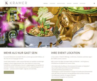 Kramergastronomie.ch(Kramer Gastronomie) Screenshot