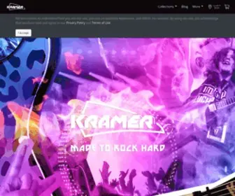 Kramerguitars.com(Kramer Homepage 80s Prime 1) Screenshot