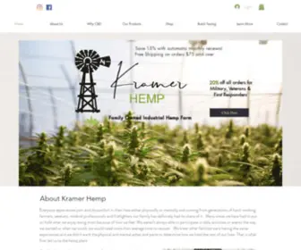 Kramerhemp.com(CBD Products) Screenshot