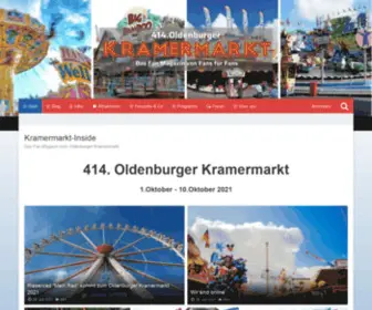 Kramermarkt.info(Der Oldenburger Kramermarkt Blog) Screenshot