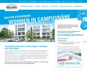 Krams-Immobilien.de(KRAMS Immobilien) Screenshot