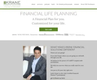 Kranefinancialsolutions.com(Krane Financial Solutions) Screenshot