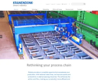 Kranendonk.com(Robot welding) Screenshot