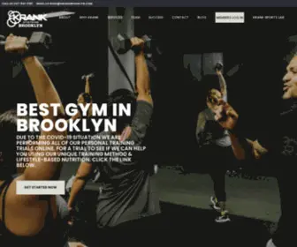 Krankbrooklyn.com(NYC Best Personal Training Gym) Screenshot