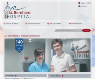 Krankenhaus-Brake.de(Innere Medizin) Screenshot