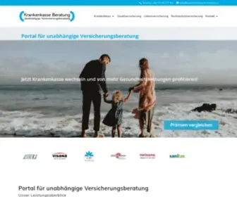 Krankenkasse-Beratung.ch(Das Portal für eine unabhängige Versicherungsberatung) Screenshot