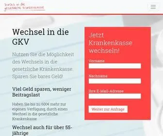 Krankenkasse-Wechsel-Dich.de(Wechsel zurück in die gesetzliche Krankenkasse) Screenshot