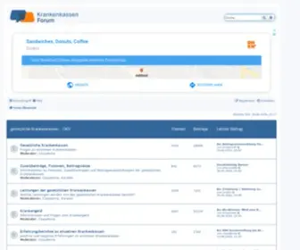 Krankenkassenforum.de(Übersicht) Screenshot