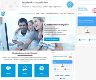 Krankenkassenvergleich-Praemien.ch(Krankenkassen in der Schweiz) Screenshot