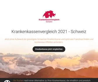 Krankenkassevergleich-SChweiz.ch(Krankenkassenvergleich 2021 Schweiz) Screenshot