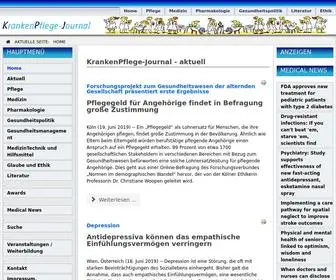 Krankenpflege-Journal.site(Aktuell) Screenshot